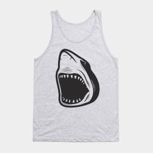 shark artwork Tank Top